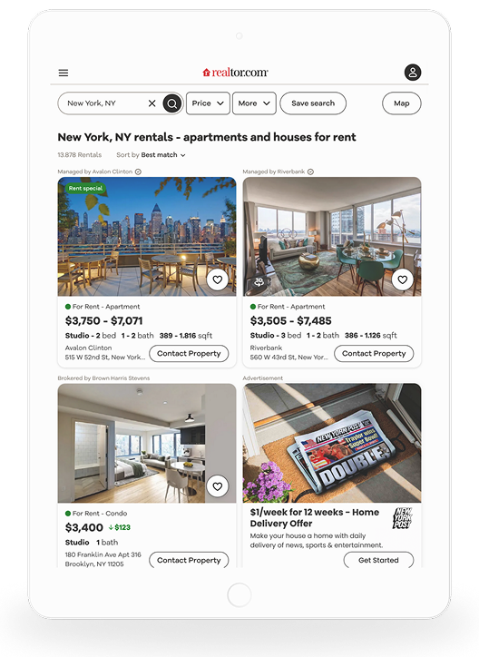 rentals mockup